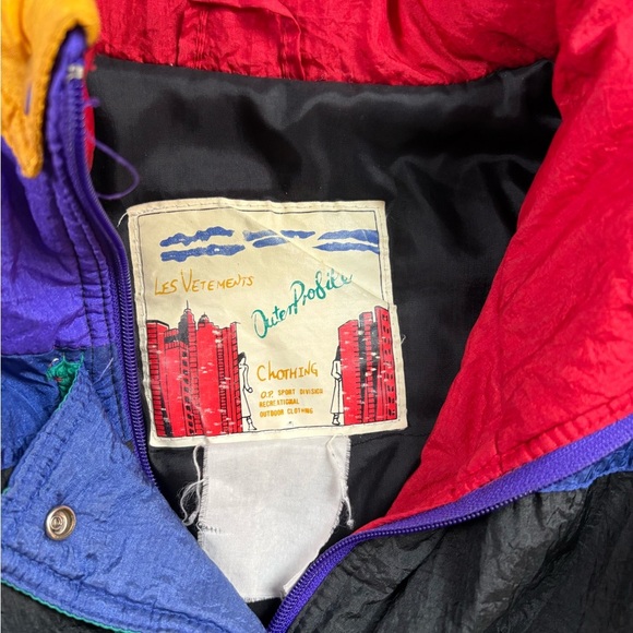 Vintage Les Vetements Colour Blocking Ski Jacket Large - Picture 3 of 6